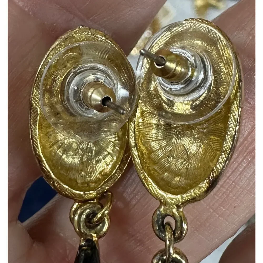 Vtg 80s Egyptian Revival Long 3